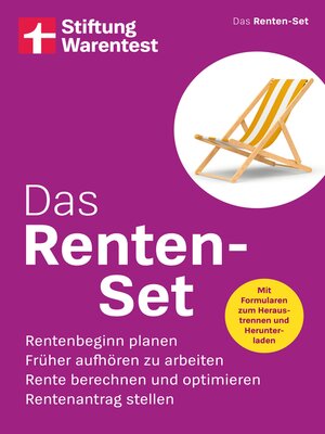 cover image of Das Renten-Set--Finanztest Rentenberatung
